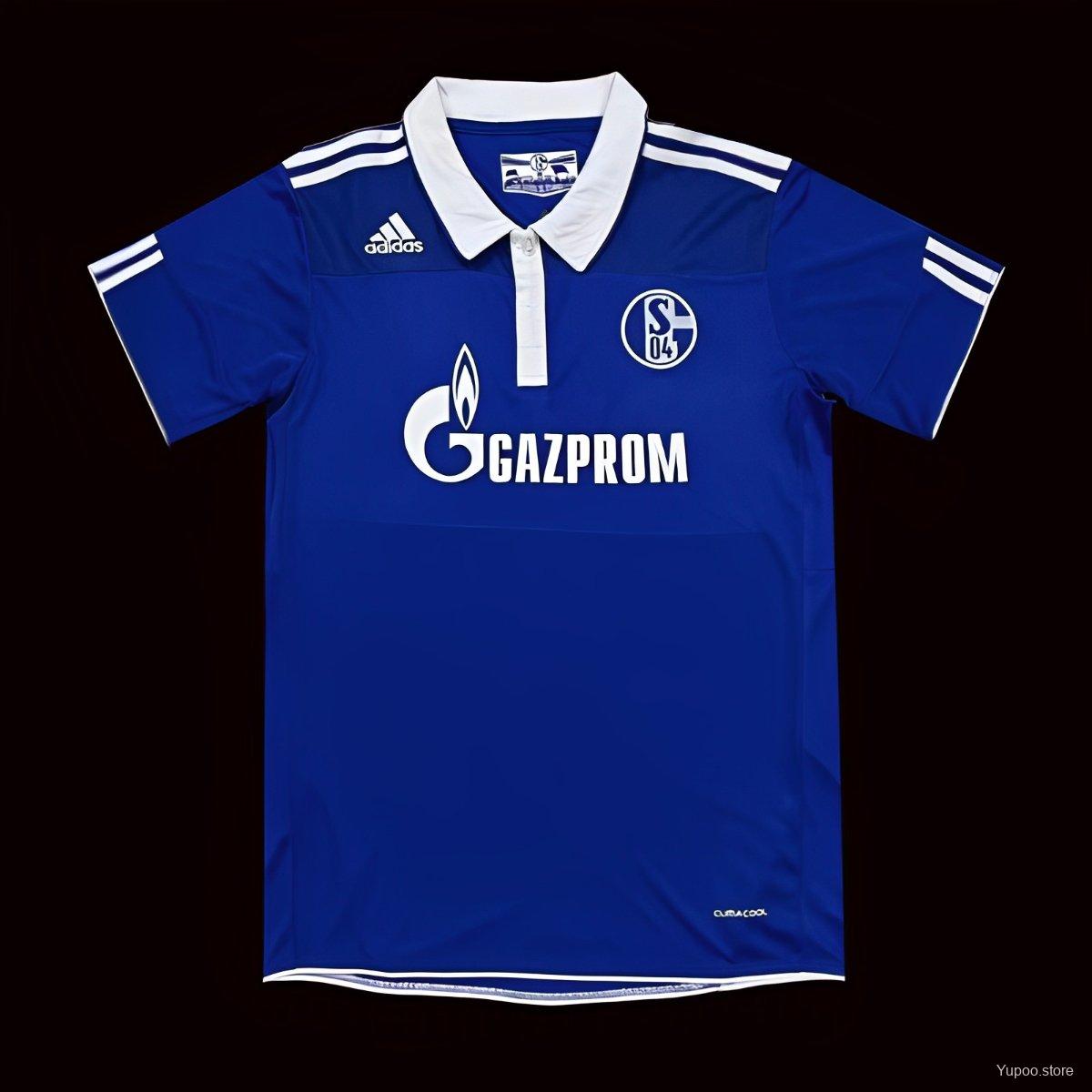 Camiseta de fútbol Schalke 04 2011/12 LOCAL MANGA CORTA VERSION FAN